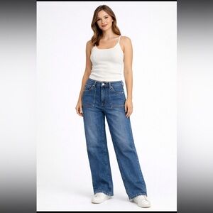 Forever 21 Blue Flare Jeans